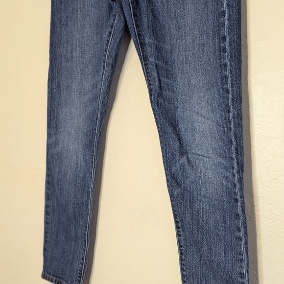 Levi’s 501 High Rise Skinny Button Fly Medium Wash Jeans Women’s 24 - Picture 8 of 8